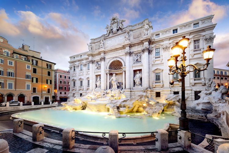 Fontaine de Trevi à Rome