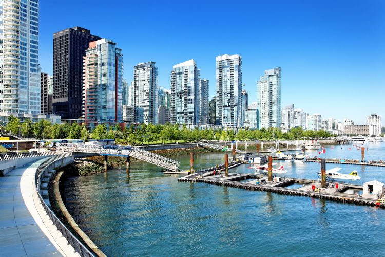 Quartier de Coal Harbour à Vancouver