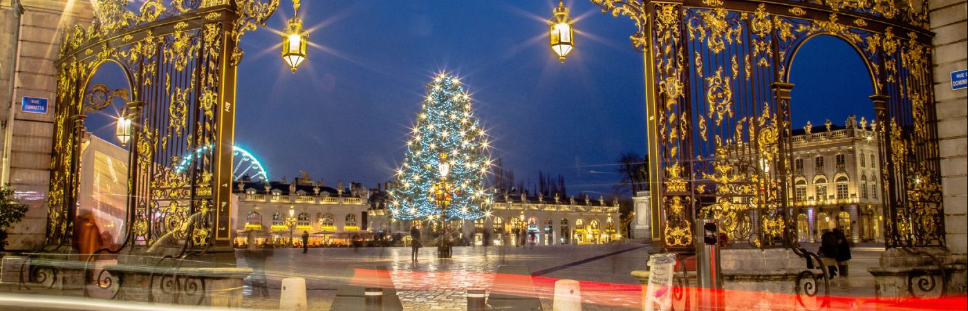 La place Stanislas de Nancy à Noël