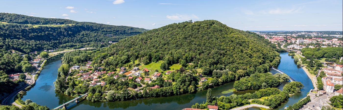 Vue sur Besançon depuis la Citadelle Vauban