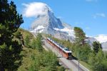 Les trains suisses du Valais et du Tessin