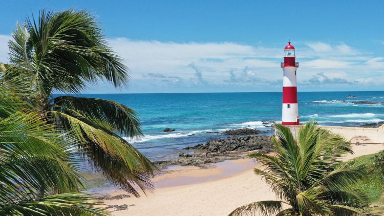 Plage d'Itapua à Salvador de Bahia